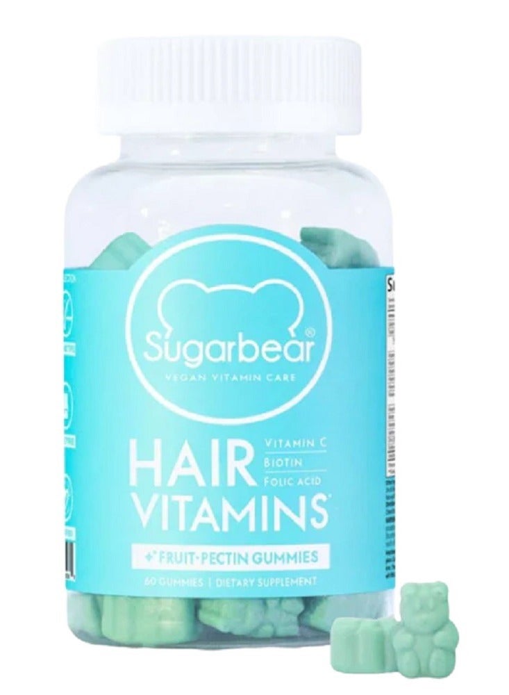 شوجر بير فيتامينز Hair Vitamins 60 Gummies - Image 1